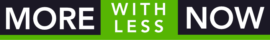 More With Less Now Logo